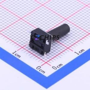 K2-1102SP-U4SC-04 Tactile Switch SMD-4P,6x6mm Switch Single Pole Single Throw Round Button 2.5N Vertical Mount - Product Image 2