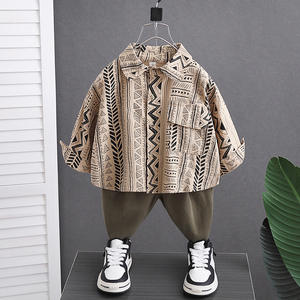 Mode 3 pièces ensemble 10 ans <span class=keywords><strong>pas</strong></span> <span class=keywords><strong>cher</strong></span> adolescents garçons vêtements de fête - Product Image 2