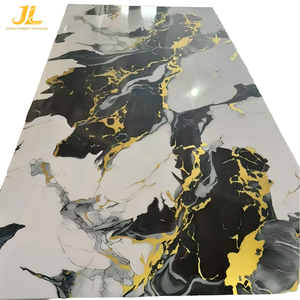Panel de Pared de PVC con Diseño de Mármol Moderno y de Lujo, Resistente a la Humedad y a los Rayos UV, Ideal para Decoración de Interiores de Apartamentos, Gran Venta - Product Image 3