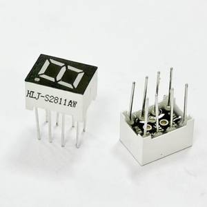 Afficheur LED à 2 chiffres de 0,36 pouce, lumière rouge/blanche haute luminosité, anode/cathode communes (CC/CA) - Product Image 2