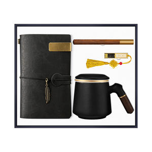 <span class=keywords><strong>Promo</strong></span> Business Geschenk Hersteller Gel Pen Bankmark 16G USB Keramik Tasse Tasse mit Deckel Tee Infuser Geschenkset für Kunden - Product Image 1