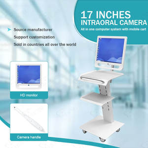 รถเข็นเครื่องสแกนช่องปากแบบเคลื่อนที่ Fhori พร้อมจอภาพและชั้นวางเก็บของสำหรับใช้ในคลินิกทันตกรรม - Product Image 5