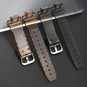 Étui de protection pour montre Lionorm, bracelet pour <span class=keywords><strong>Casio</strong></span> <span class=keywords><strong>G</strong></span> <span class=keywords><strong>Shock</strong></span> <span class=keywords><strong>DW</strong></span>-<span class=keywords><strong>5600</strong></span> <span class=keywords><strong>DW</strong></span>-5000 GW-M5610, bracelet de montre en caoutchouc transparent TPU - Product Image 2