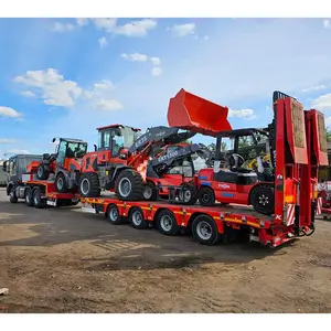 Everun ER35 3000 kg Landlader kompakter Mulcher hydraulische Teile Radlader aus China hersteller