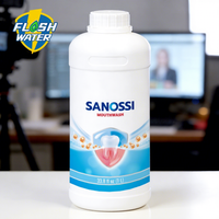 Samossi Bain de Bouche Portable Antibactérien 1L pour une Haleine Fraîche et l'Hygiène Dentaire Quotidienne