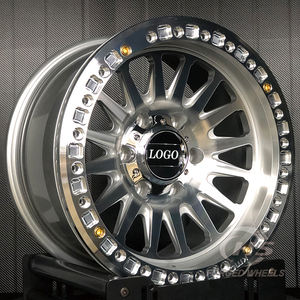 मशीनी चेहरे के सच्चे बेडलॉक 4x4 जाली पहियों 17x8.5 17x9 18x9 6x135 6x139.7 पिकअप सुव ऑफ-रोड डॉज चार्जर रैंगलर टैंक - Product Image 3