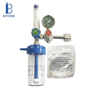 Regulador de Presión de Flujo de Oxígeno Medicinal con Flujómetro de Pared de 0-15L/min, Humidificador, Cánula <span class=keywords><strong>Nasal</strong></span> de Oxígeno y Mascarilla de Oxígeno - Product Image 2