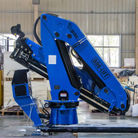 Grue marine BOB-LIFT à flèche articulée pour bateaux, grue de pont maritime offshore 6 tonnes 8 tonnes, grue de levage à flèche pliante pour barges et bateaux