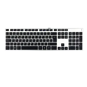 कारखाने oem odm रिचार्जेबल BT5.0 पोर्टेबल पीसी लैपटॉप मैकबुक कीबोर्ड अरबी जापानी स्पेनिश भाषा कीबोर्ड