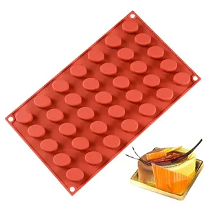 Magnetron Veilig Fabriek Aangepaste 35 Holte Ovale Mini Siliconen Cake Pop Mold