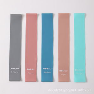สายรัดออกกำลังกาย Hongbo Sports Resistance Bands รุ่น Macaron Pull Ring สำหรับบริหารกล้ามเนื้อก้นและขา ช่วยกระชับสัดส่วน เหมาะสำหรับการฝึกฟิตเนส ใช้ได้ทั้งผู้หญิงและผู้ชาย - Product Image 3