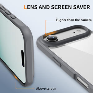 Coque <span class=keywords><strong>de</strong></span> téléphone en TPU avec dos en acrylique transparent lisse, protection <span class=keywords><strong>de</strong></span> l'appareil photo surélevée, antichoc, découpes précises pour iPhone Air Case - Product Image 2