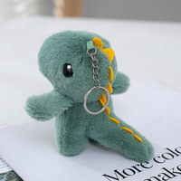 Porte-clés en peluche dinosaure mignon, pendentif pour sac à dos, voiture, jouet en peluche, accessoire décoratif, cadeau