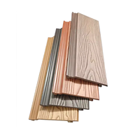 Panel de Pared WPC Moderno, Impermeable, con Decoración de Madera para Proyectos de Hoteles y Villas, Aplicaciones en Exteriores e Interiores, Almacenes y Gimnasios