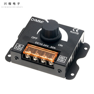 สวิตช์หรี่ไฟ LED 12V 24V 30A แบบแมนนวล สำหรับควบคุมไฟแถบ LED - Product Image 4