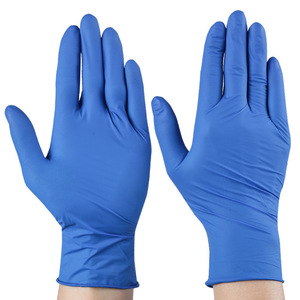Gants en nitrile jetables Intco K85 noirs, qualité alimentaire, pour le nettoyage domestique et la protection - Product Image 2