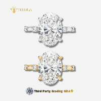 Bague Solitaire en Moissanite 1 carat S925 Certifiée GRA VVS – Vente Directe Usine – Tendance 2026 – Meilleure Vente