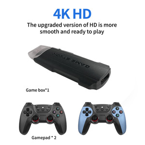 Console de jeu vidéo rétro portable pour deux joueurs, compatible TV, 4K HD 3D, manette sans fil, Plug & Play, X2Pro Classic - Product Image 5