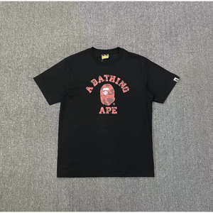 <b>Bathing</b> Ape Men's Printed T-Shirt White Black Regular Fit Fashion Designer Streetwear Apparel - Product Image 3