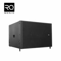 Caisson de basses actif RQSONIC CS18A10 18 pouces, basses profondes et puissantes, caisson de basses 18 pouces pour systèmes Line Array