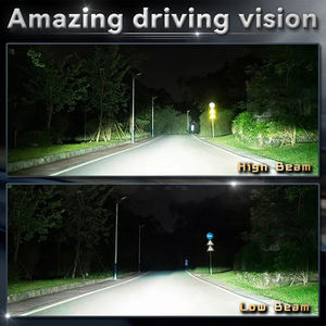 ไฟมอเตอร์ LED ดีไซน์ใหม่ ขนาด 3 นิ้ว 12V แสงคู่ สูง/ต่ำ สำหรับมอเตอร์ไซค์และรถยนต์ ไฟทำงาน LED 45W สว่างพิเศษ ใช้ได้กับรถทั่วไป - Product Image 5