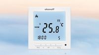 Termostato Digital Inteligente Programable Semanalmente para Calefacción por Suelo Radiante S603PW Okonoff, 220V, Control Flexible, Fácil Instalación