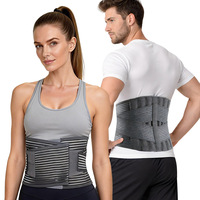 Nouvel Arrivage – Ceinture de Soutien Lombaire Ajustable à Double Compression Élastique pour Hommes et Femmes, 6 Bretelles, pour Soulager les Douleurs Dorsales