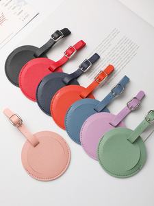 Étiquettes de <span class=keywords><strong>bagage</strong></span> nommées personnalisées en cuir PU avion hôtel étiquette de <span class=keywords><strong>bagage</strong></span> intimité étiquettes de <span class=keywords><strong>bagage</strong></span> pour sac de voyage - Product Image 2