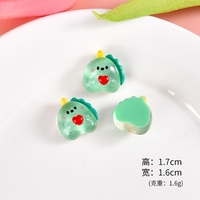 Nouvelle glace à travers Fine Flash Sculpture en résine pour petit animal Accessoires de rentrée scolaire