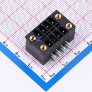 DB2ERHBM-3.81-2*4P-BK Plug-in Terminal Block Bent Lead Through Hole,P=3.81mm Board-to-Board / Socket - Closed Screw Fixing 2x4P - Product Image 1