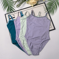 Nouveautés Dos croisé 87% Nylon 13% Spandex Serré Gymnastique Danse Trainingwear Ballet Justaucorps