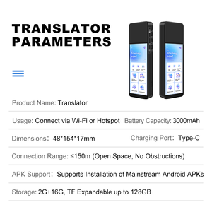 AI Intérprete Hub Traductor simultáneo Auricular Traductor Dispositivo para 50 a 200 personas Presentación Reunión multilingüe - Product Image 5