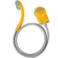 Pompe de douche d'eau de camping ultra-portable compacte de luxe, rechargeable USB 3.7V, débit d'eau 2.5L/min, autonomie 45-60min, pour toilettes