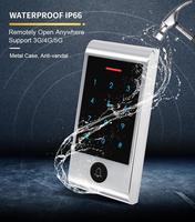 El más nuevo sistema de controlador de acceso de teclado WIFI Tuya impermeable IP66 controlador de una sola puerta lector de tarjetas Control DE ACCESO lector RFID