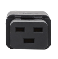 Adaptateur secteur haute puissance IEC 320 C19 16A 250V, connecteur 3 broches certifié CE pour équipement de distribution d'alimentation UPS PDU