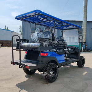 Voiturette de golf électrique 6 places neuve à prix de gros, buggy de chasse personnalisé avec sièges de luxe à vendre - Product Image 6