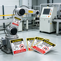 Autocollant TEDDY personnalisé pour avertissement de sécurité, résistant à la chaleur, en carton, étiquette de protection solaire extérieure, autocollant résistant aux intempéries pour produits chimiques