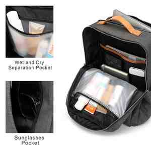 Mochila para Portátil de Gran Capacidad, Antirrobo, con Puerto de Carga USB, para Negocios y Senderismo - Product Image 6