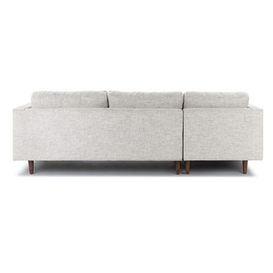 Factory Wholesale Modern L-Shape <strong>Corner</strong> Left Modular Sectional <strong>Sofa</strong> for Villa School Park Living Rooms - Product Image 4