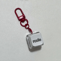 Custom Keyboard Shape Keychain Custom Plastic Keychain Stress Relieving Toy Mechanical Keyboard Switch Keychain