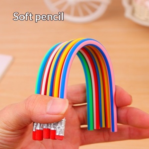 Gomme à effacer en plastique flexible 2B, écologique, incassable, non toxique, résistante aux chutes, pour enfants, école, art - Product Image 3