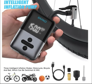 <span class=keywords><strong>Mini</strong></span> compresor de aire recargable con inflado de neumáticos más rápido actualizado, bomba de aire eléctrica portátil para bolas, motocicletas y bicicletas - Product Image 2