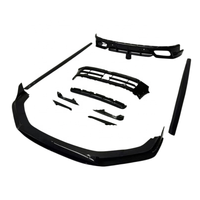 Kit carrosserie pour Porsche Panamera 976 : Lame avant, calandre avant, jupes latérales et diffuseur arrière en fibre de carbone sèche style OC