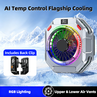 Refroidisseur de téléphone intelligent à semi-conducteurs AntarcChill AI avec contrôle de température, magnétique/à clipser, RGB, pour gaming, avec grande surface de refroidissement