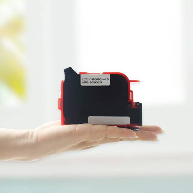 12 mm Height Mini Handheld Inkjet Printer for Carton Bag Metal Wood Pipe