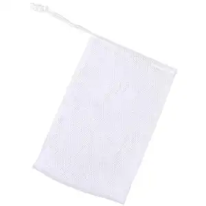 Wholesale Factory Price Latest Design Soap Saver Mesh Pouch Soap Foaming Net Bubble Mesh Bags