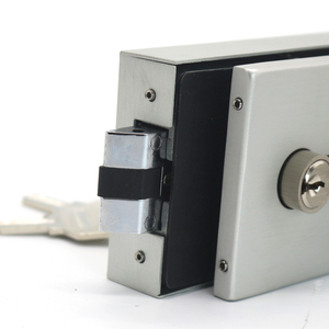 NHÔM VUÔNG Cửa Xử Lý Khóa Bảo Mật Khóa An Toàn Cửa Kính Khóa Đòn Bẩy Cửa Không Khung Khóa Với Xử Lý - Product Image 5