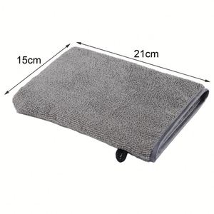 Gants de toilette et démaquillants réutilisables en polyester tissé à carreaux, style européen, antimicrobiens, doux, pour le corps et le visage, pour spa à domicile - Product Image 3
