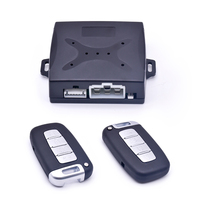 12V universel PKE entrée sans clé démarrage à distance arrêt et bouton poussoir démarrage système d'alarme de voiture kit de verrouillage Central bouton poussoir démarrage à distance