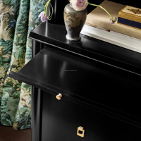 Lavenir Meuble de rangement haut ouvert en bois, bibliothèque avec base de rangement dissimulée, personnalisable